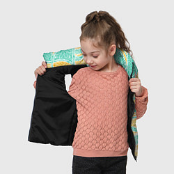 Детский жилет Абстракция плетение, цвет: 3D-черный — фото 2