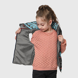 Детский жилет Узорчатые узоры, цвет: 3D-светло-серый — фото 2