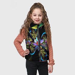 Детский жилет Необычный абстрактный узор, цвет: 3D-черный — фото 2