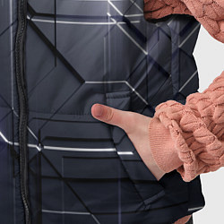 Детский жилет Рельефные фигуры, цвет: 3D-светло-серый — фото 2