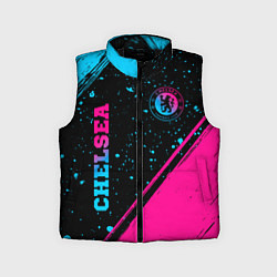 Детский жилет Chelsea - neon gradient: надпись, символ