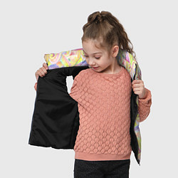 Детский жилет Цветные карандаши графика, цвет: 3D-черный — фото 2