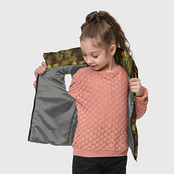 Детский жилет Камуфляж осень плетёный, цвет: 3D-светло-серый — фото 2