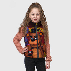 Детский жилет Пять ночей Фредди, цвет: 3D-светло-серый — фото 2