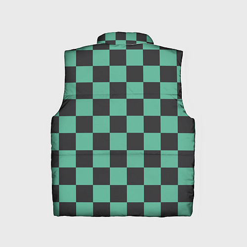 Детский жилет Танджиро Камадо клинок рассекающий демонов кимоно / 3D-Светло-серый – фото 2