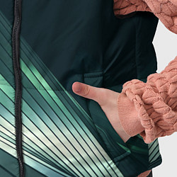 Детский жилет Геометрические сияющие металлические листы, цвет: 3D-светло-серый — фото 2