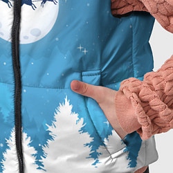 Детский жилет Новогодняя сказка дед мороз, цвет: 3D-черный — фото 2