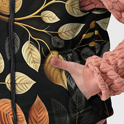 Детский жилет Осеннее настроение - листья, цвет: 3D-черный — фото 2