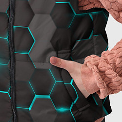 Детский жилет Космические грани, цвет: 3D-черный — фото 2