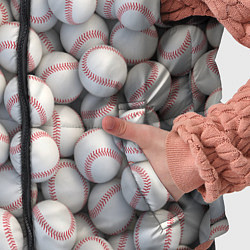 Детский жилет Бейсбольные мячи, цвет: 3D-светло-серый — фото 2