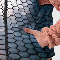 Детский жилет Кольчуга доспехи среднивековья, цвет: 3D-светло-серый — фото 2
