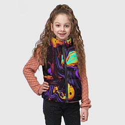 Детский жилет Космический всплеск, цвет: 3D-черный — фото 2