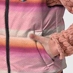 Детский жилет Энид Синклер с Уэнсдей Аддамс - текстура свитера, цвет: 3D-светло-серый — фото 2