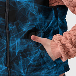 Детский жилет Синий дым текстура, цвет: 3D-светло-серый — фото 2