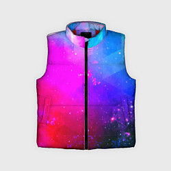 Детский жилет Космическая абстракция, цвет: 3D-красный