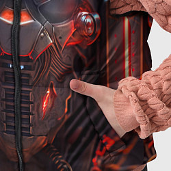 Детский жилет Панцирь киборга, цвет: 3D-светло-серый — фото 2