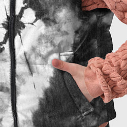 Детский жилет Черно-белый тай-дай, цвет: 3D-черный — фото 2