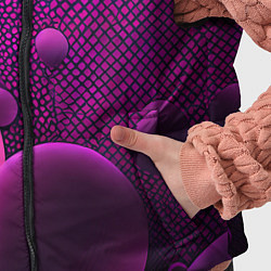 Детский жилет Фиолетовые шары, цвет: 3D-черный — фото 2