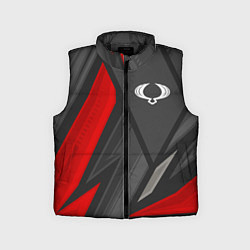 Детский жилет SsangYong sports racing, цвет: 3D-черный
