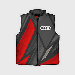 Детский жилет Audi sports racing, цвет: 3D-черный