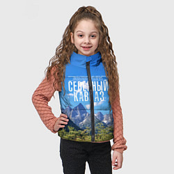 Детский жилет Фото гор, цвет: 3D-красный — фото 2