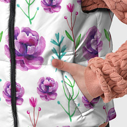 Детский жилет Пиончики, цвет: 3D-красный — фото 2