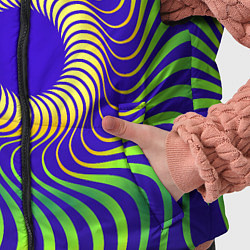 Детский жилет Абстрактный спиральный узор, цвет: 3D-черный — фото 2