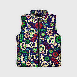 Детский жилет Мексиканский карнавал - Carnaval Mexicano, цвет: 3D-светло-серый