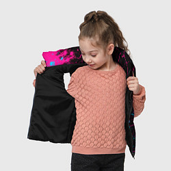 Детский жилет Black Clover - neon gradient: по-вертикали, цвет: 3D-черный — фото 2