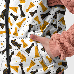 Детский жилет Шахматные фигуры - Chess, цвет: 3D-светло-серый — фото 2