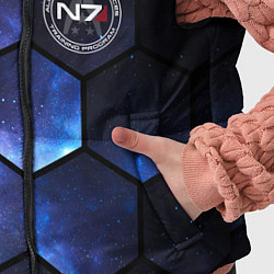 Детский жилет Mass Effect - N7 - Космос, цвет: 3D-черный — фото 2