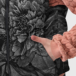 Детский жилет Flowers - japanese art, цвет: 3D-черный — фото 2