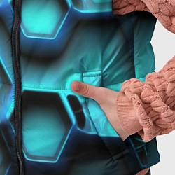 Детский жилет Броня из неоновых плит, цвет: 3D-черный — фото 2