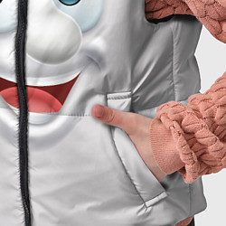 Детский жилет Милая улыбка, цвет: 3D-светло-серый — фото 2