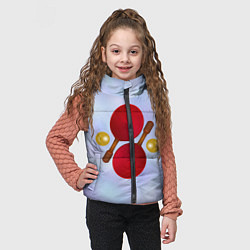Детский жилет Теннисный дизайн, цвет: 3D-светло-серый — фото 2