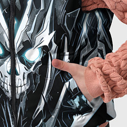 Детский жилет Белый черепок, цвет: 3D-светло-серый — фото 2