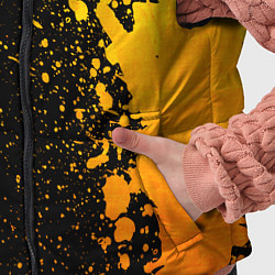 Детский жилет Infiniti - gold gradient: по-вертикали, цвет: 3D-черный — фото 2