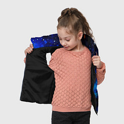 Детский жилет Живописный космос, цвет: 3D-черный — фото 2
