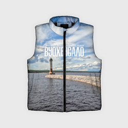 Детский жилет Маяк на Ладоге, цвет: 3D-черный