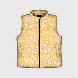 Детский жилет Сакура паттерн, цвет: 3D-светло-серый