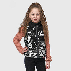 Детский жилет Лексус - распад, цвет: 3D-черный — фото 2