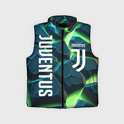 Детский жилет Juventus green neon