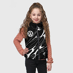 Детский жилет Volkswagen - острые линии, цвет: 3D-светло-серый — фото 2