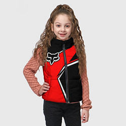 Детский жилет Fox мотокросс - красный, цвет: 3D-черный — фото 2