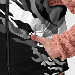 Детский жилет Фольцваген - белый камуфляж, цвет: 3D-черный — фото 2