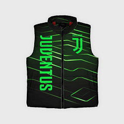 Детский жилет Juventus 2 green logo, цвет: 3D-красный