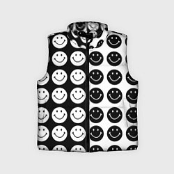 Детский жилет Smiley black and white