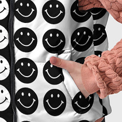 Детский жилет Smiley black and white, цвет: 3D-светло-серый — фото 2