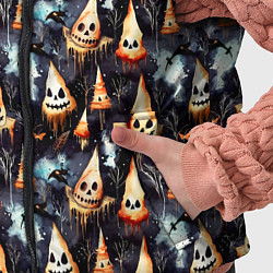 Детский жилет Акварельные приведения, цвет: 3D-красный — фото 2