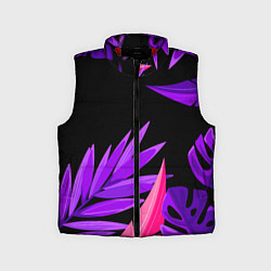 Детский жилет Floral composition - neon, цвет: 3D-красный